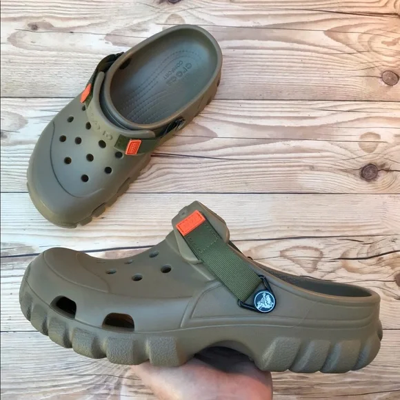 New Crocs Offroad Sport Clog Green Mens NWT Clogs Sandals Shoes Crocs Offroad Sport Clog - Lightweight & Flexible - Walmart.com main image 4